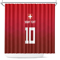 Custom Swiss Football Jersey for The Champions Shower Curtain LT03
