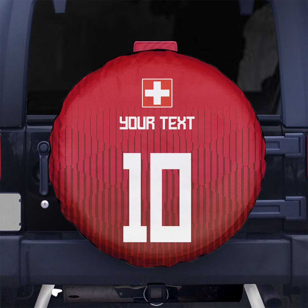 Custom Swiss Football Jersey for The Champions Spare Tire Cover LT03