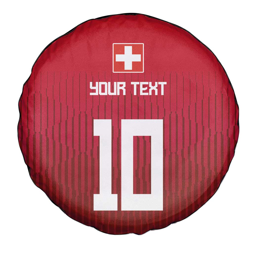 Custom Swiss Football Jersey for The Champions Spare Tire Cover LT03