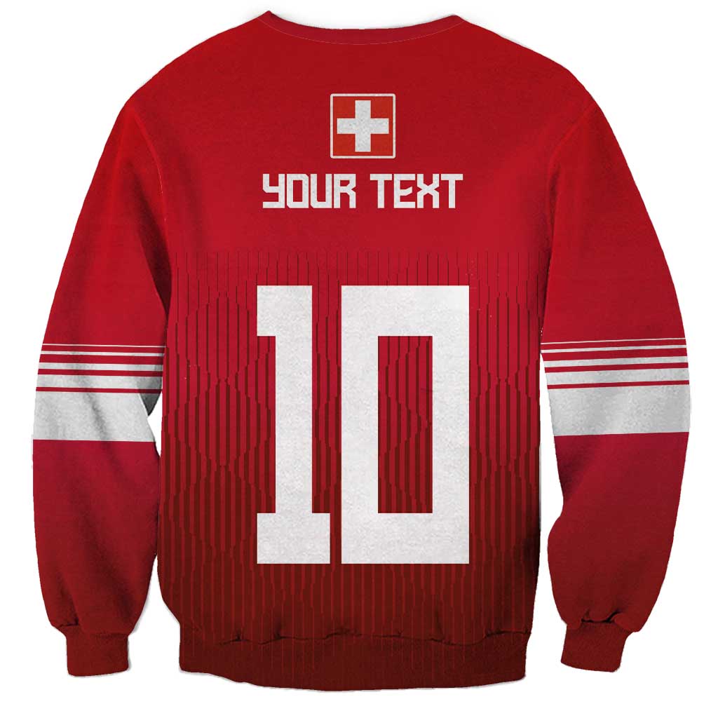 Custom Swiss Football Jersey for The Champions Sweatshirt LT03