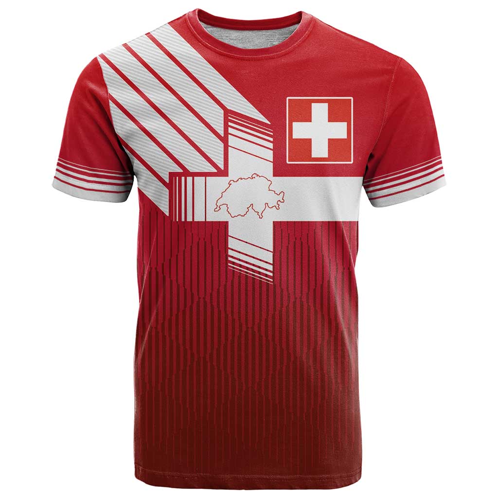 Custom Swiss Football Jersey for The Champions T Shirt LT03