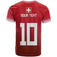 Custom Swiss Football Jersey for The Champions T Shirt LT03