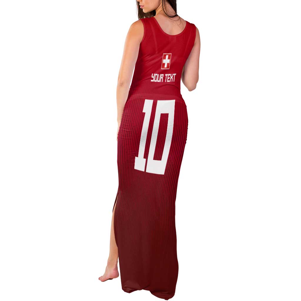 Custom Swiss Football Jersey for The Champions Tank Maxi Dress LT03