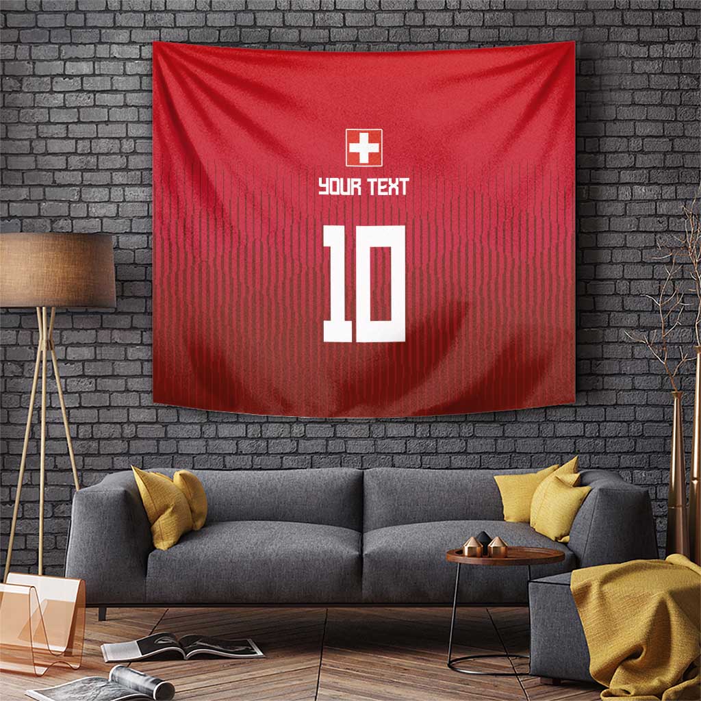 Custom Swiss Football Jersey for The Champions Tapestry LT03