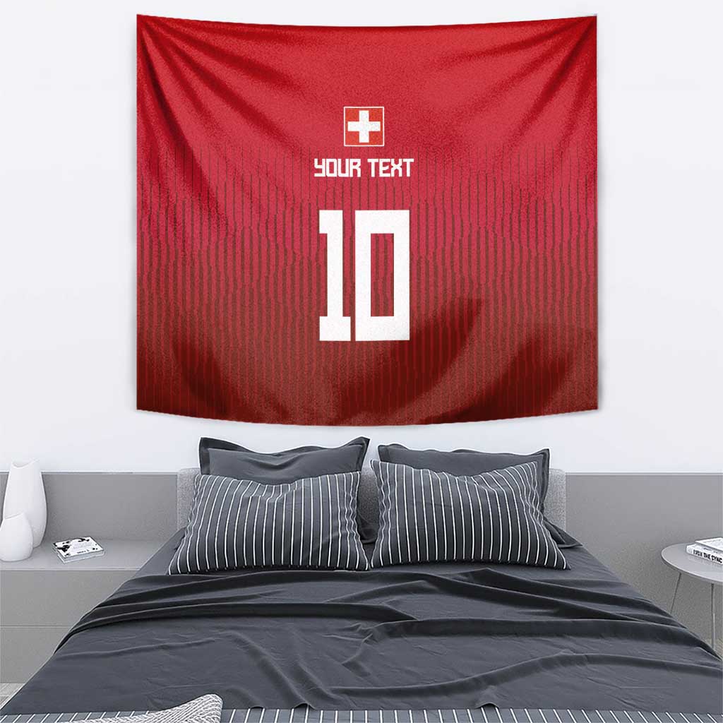 Custom Swiss Football Jersey for The Champions Tapestry LT03