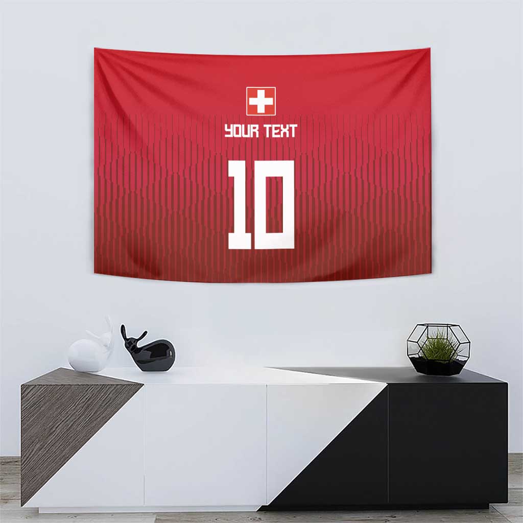 Custom Swiss Football Jersey for The Champions Tapestry LT03