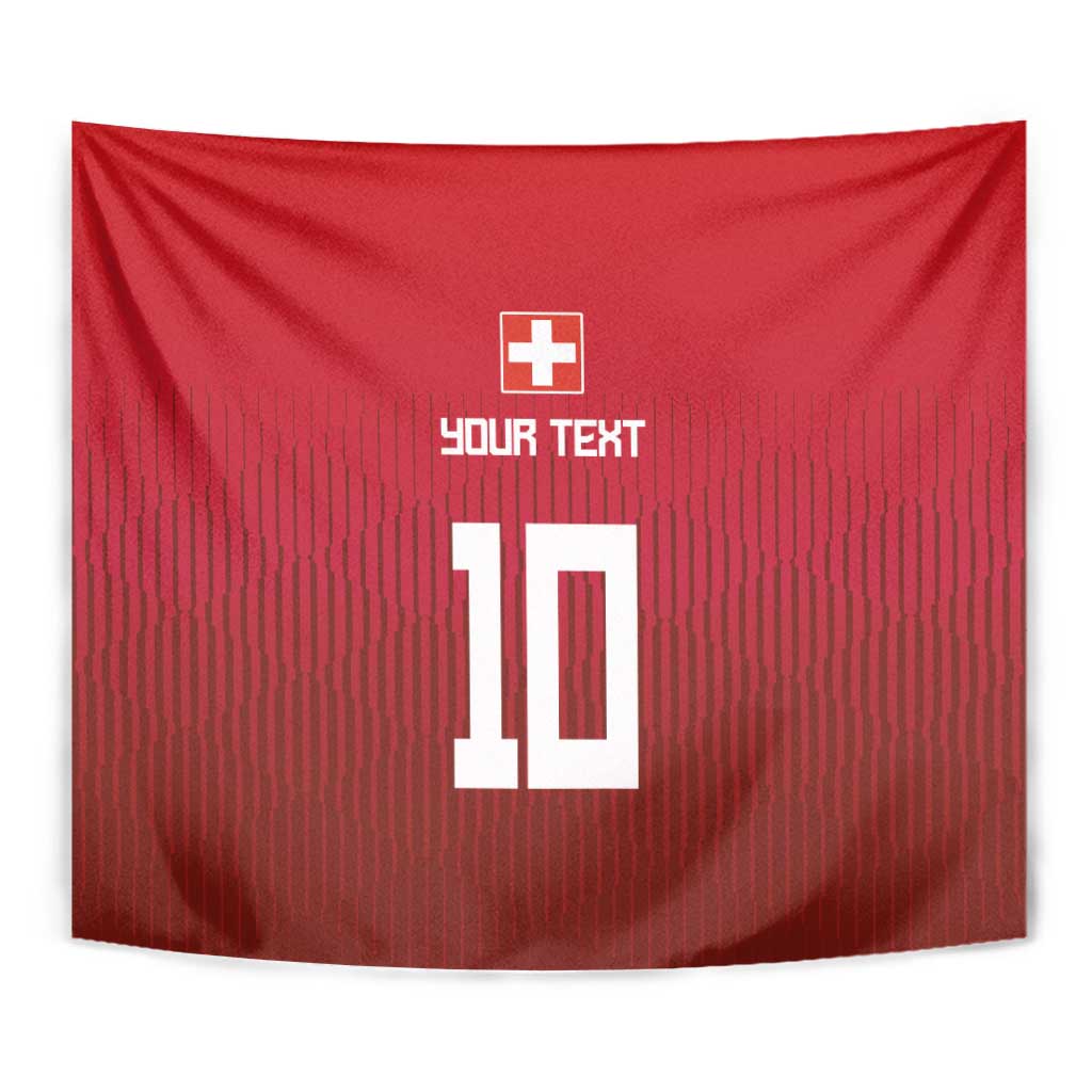 Custom Swiss Football Jersey for The Champions Tapestry LT03