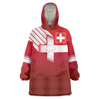Custom Swiss Football Jersey for The Champions Wearable Blanket Hoodie LT03