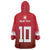 Custom Swiss Football Jersey for The Champions Wearable Blanket Hoodie LT03