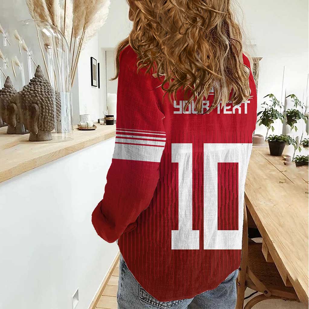 Custom Swiss Football Jersey for The Champions Women Casual Shirt LT03