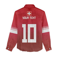 Custom Swiss Football Jersey for The Champions Women Casual Shirt LT03