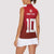 Custom Swiss Football Jersey for The Champions Women Sleeveless Polo Shirt LT03