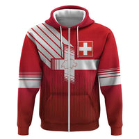 Custom Swiss Football Jersey for The Champions Zip Hoodie LT03