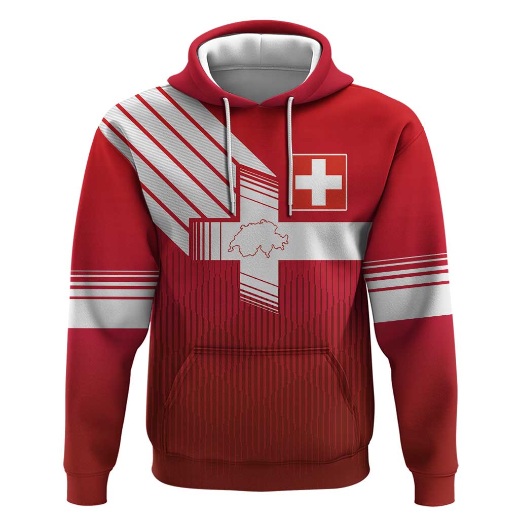 Custom Swiss Football Jersey for The Champions Zip Hoodie LT03