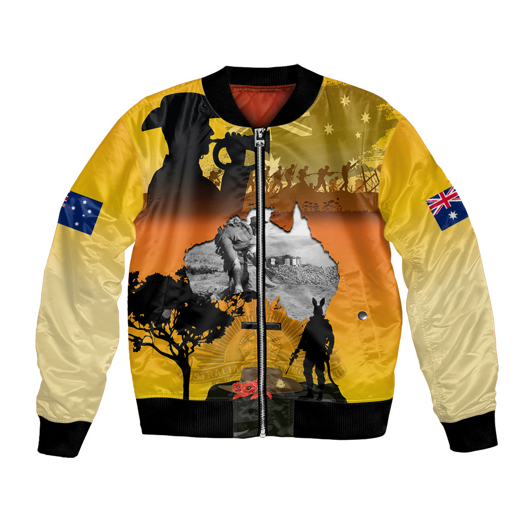 Australia ANZAC Day Bomber Jacket Gallipoli Lest We Forget - Wonder Print Shop