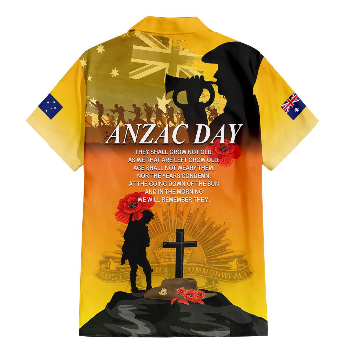 Australia ANZAC Day Family Matching Mermaid Dress and Hawaiian Shirt Gallipoli Lest We Forget - Wonder Print Shop