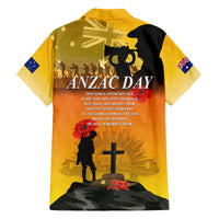 Australia ANZAC Day Family Matching Off Shoulder Maxi Dress and Hawaiian Shirt Gallipoli Lest We Forget - Wonder Print Shop