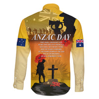 Australia ANZAC Day Family Matching Off Shoulder Maxi Dress and Hawaiian Shirt Gallipoli Lest We Forget - Wonder Print Shop