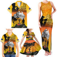 Australia ANZAC Day Family Matching Tank Maxi Dress and Hawaiian Shirt Gallipoli Lest We Forget - Wonder Print Shop
