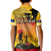 Australia ANZAC Day Kid Polo Shirt Gallipoli Lest We Forget - Wonder Print Shop