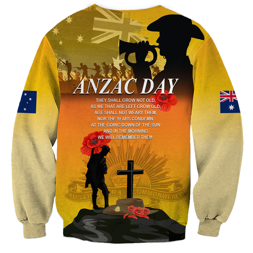 Australia ANZAC Day Sweatshirt Gallipoli Lest We Forget - Wonder Print Shop