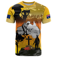 Australia ANZAC Day T Shirt Gallipoli Lest We Forget - Wonder Print Shop
