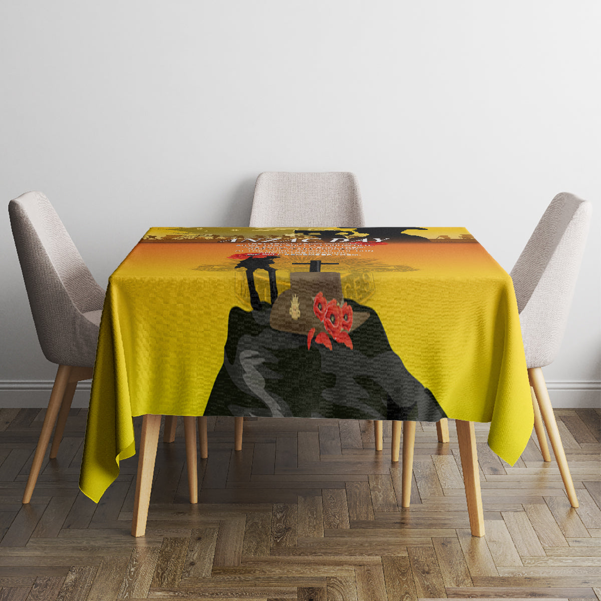 Australia ANZAC Day Tablecloth Gallipoli Lest We Forget - Wonder Print Shop