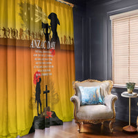 Australia ANZAC Day Window Curtain Gallipoli Lest We Forget - Wonder Print Shop