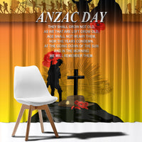 Australia ANZAC Day Window Curtain Gallipoli Lest We Forget - Wonder Print Shop