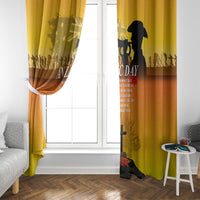Australia ANZAC Day Window Curtain Gallipoli Lest We Forget - Wonder Print Shop