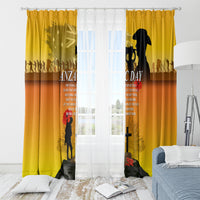 Australia ANZAC Day Window Curtain Gallipoli Lest We Forget - Wonder Print Shop