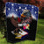 Personalised United States and American Samoa Quilt Bald Eagle Rose and Hibiscus Flower - Wonder Print Shop