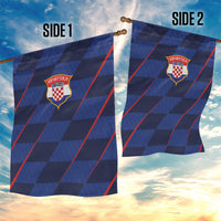 Croatia Football Garden Flag Glagolitic Script Checkerboard Sporty Style Away Color