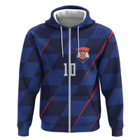 Croatia Football Custom Hoodie Glagolitic Script Checkerboard Sporty Style Away Color