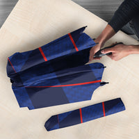 Croatia Football Umbrella Glagolitic Script Checkerboard Sporty Style Away Color