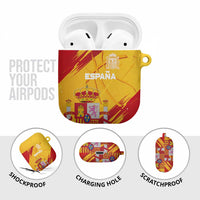 Basketball Fan Jersey Spanish AirPods Case Royal Seal of España - Wonder Print Shop