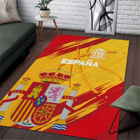 Basketball Fan Jersey Spanish Area Rug Royal Seal of España - Wonder Print Shop