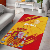 Basketball Fan Jersey Spanish Area Rug Royal Seal of España - Wonder Print Shop