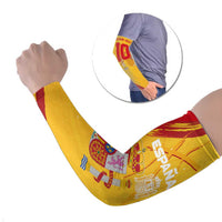 Basketball Fan Jersey Spanish Arm Sleeves Royal Seal of España - Wonder Print Shop