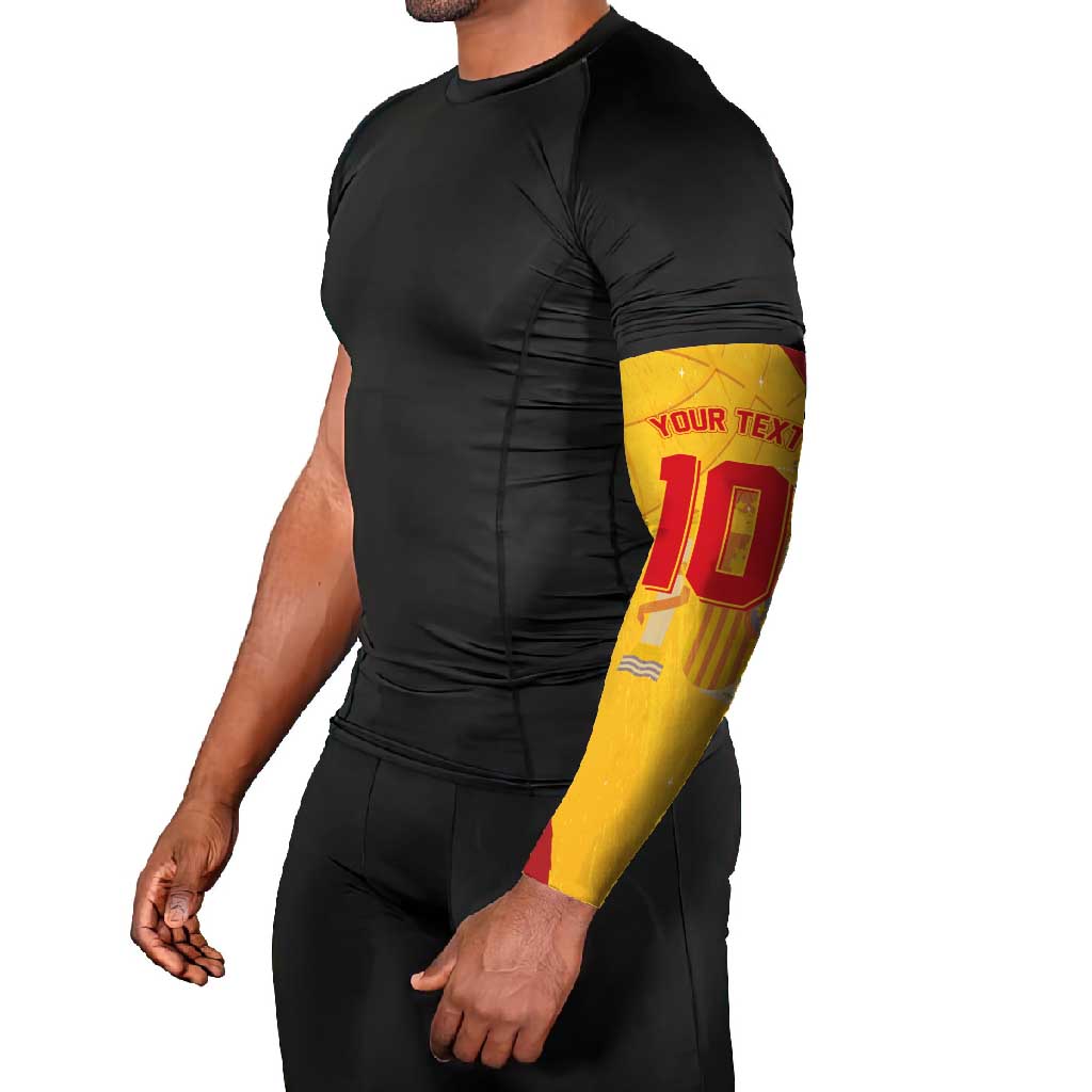 Basketball Fan Jersey Spanish Arm Sleeves Royal Seal of España - Wonder Print Shop