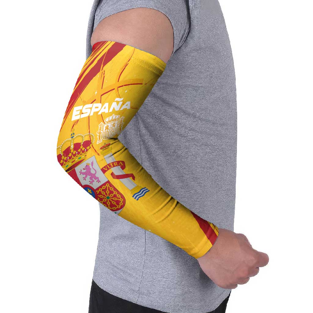 Basketball Fan Jersey Spanish Arm Sleeves Royal Seal of España - Wonder Print Shop