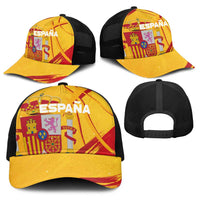Basketball Fan Jersey Spanish Baseball Net Cap Royal Seal of España - Wonder Print Shop