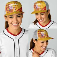 Basketball Fan Jersey Spanish Baseball Net Cap Royal Seal of España LT03