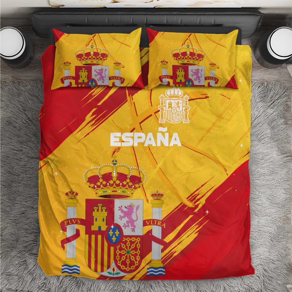 Basketball Fan Jersey Spanish Bedding Set Royal Seal of España - Wonder Print Shop