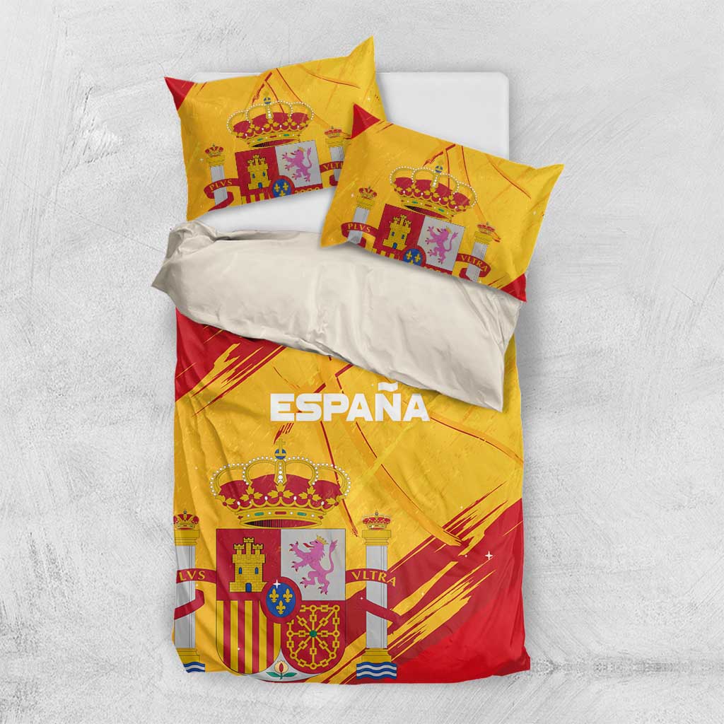 Basketball Fan Jersey Spanish Bedding Set Royal Seal of España - Wonder Print Shop