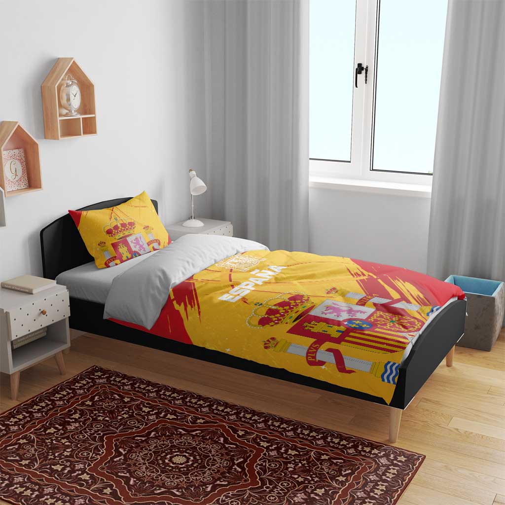 Basketball Fan Jersey Spanish Bedding Set Royal Seal of España - Wonder Print Shop