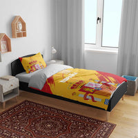 Basketball Fan Jersey Spanish Bedding Set Royal Seal of España - Wonder Print Shop