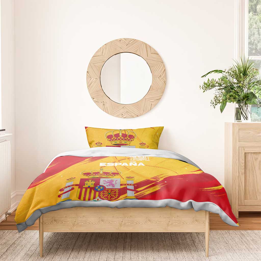 Basketball Fan Jersey Spanish Bedding Set Royal Seal of España - Wonder Print Shop