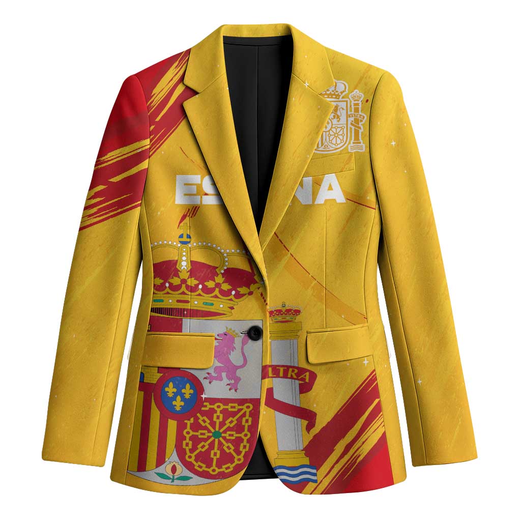 Custom Basketball Fan Jersey Spanish Blazer Royal Seal of España - Wonder Print Shop