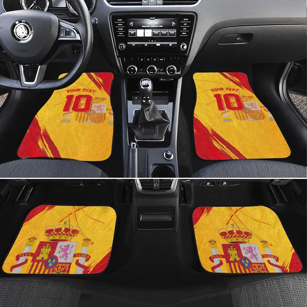 Basketball Fan Jersey Spanish Car Mats Royal Seal of España - Wonder Print Shop
